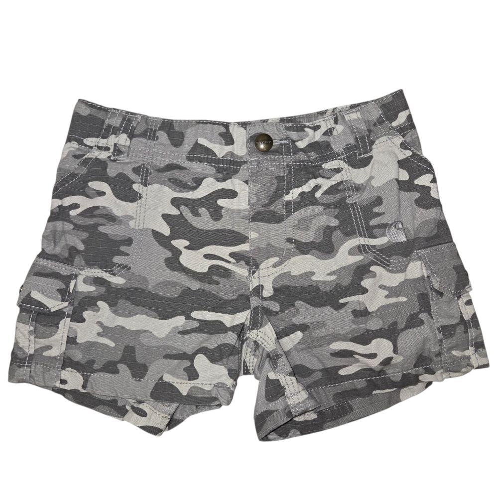 Carhartt Girls Camo Cargo Ripstop Shorts Size 5